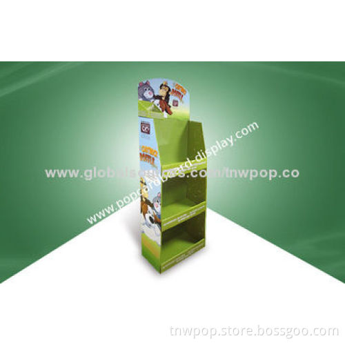 Retail POP Floor Displays/Pre-fill Products Before Shipping/Strong, Eco-friendly/Can be Customized